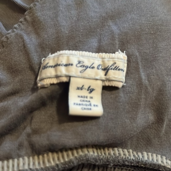 American Eagle Size XL Tie Strap Double V Mini Dress - Picture 6 of 6